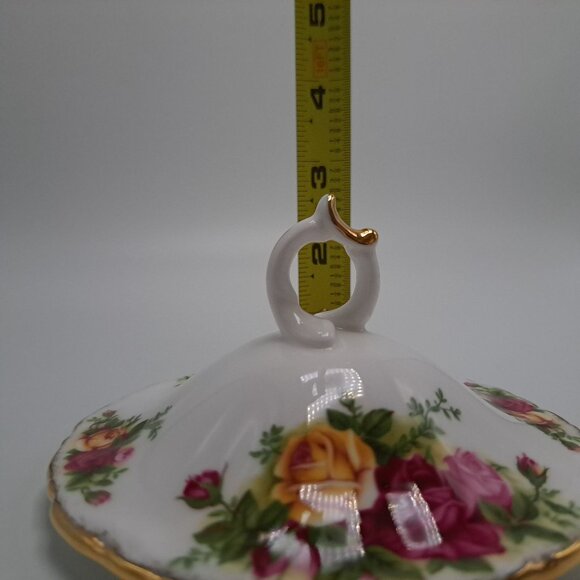 Royal Albert Old Country Roses Replacement Lid Only Floral Gold Trim - Picture 5 of 8